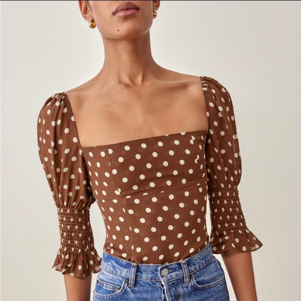 Reformation Portia top